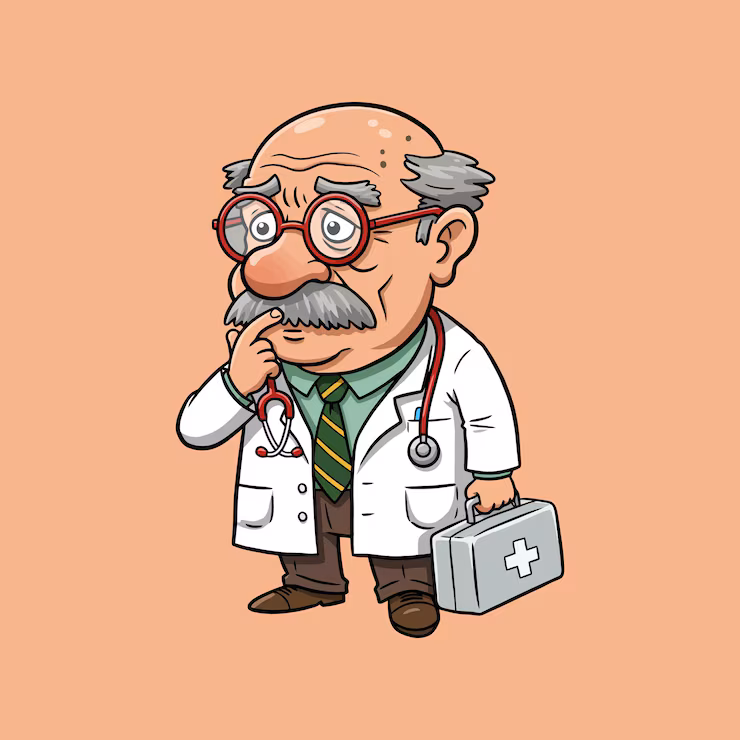 Jubilación de un médico.